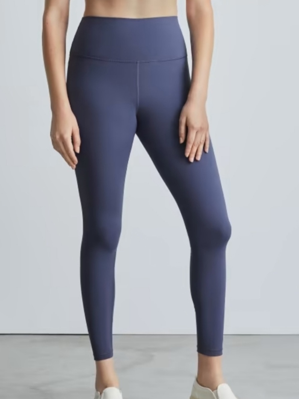 Everlane High-Rise Ankle Leggings in Slate Blue Size L NWOT